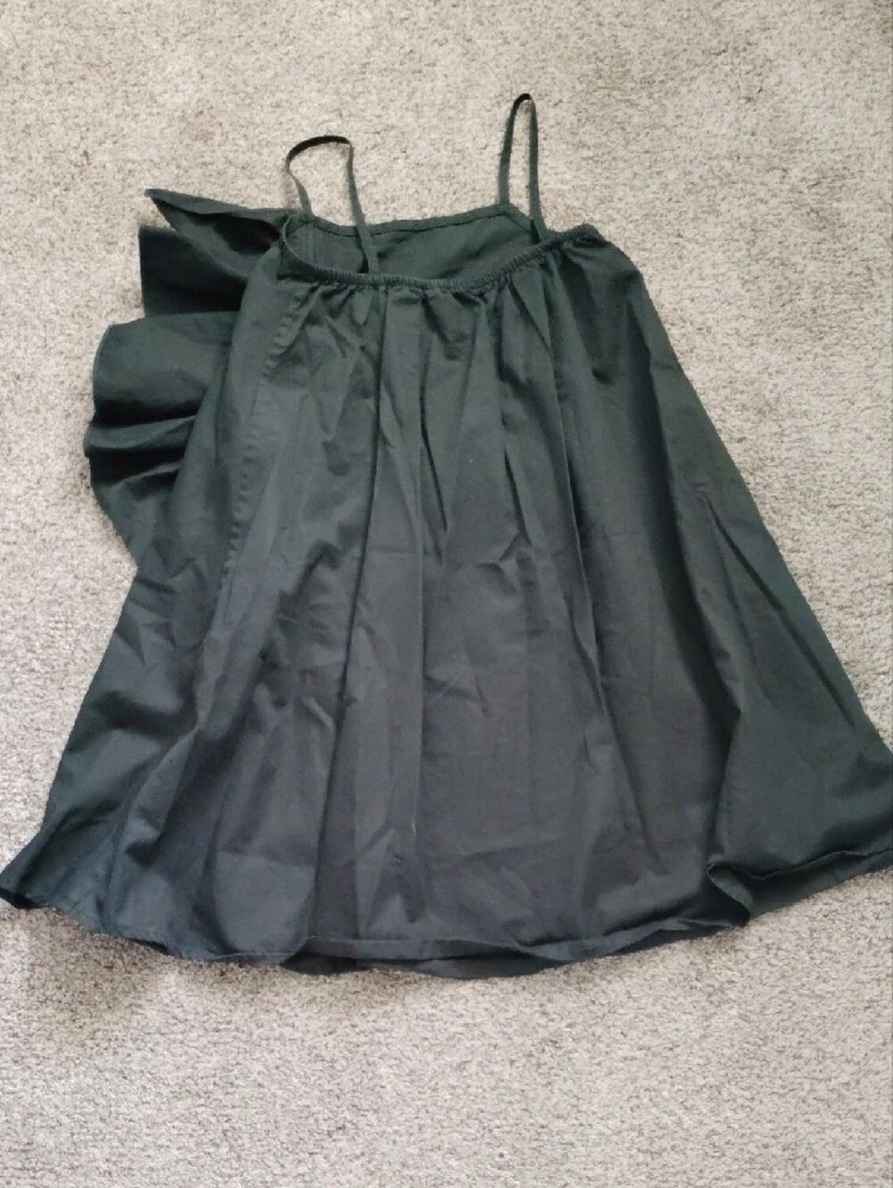 ONCE Girls One-Shoulder Black Ruffle Party Dress